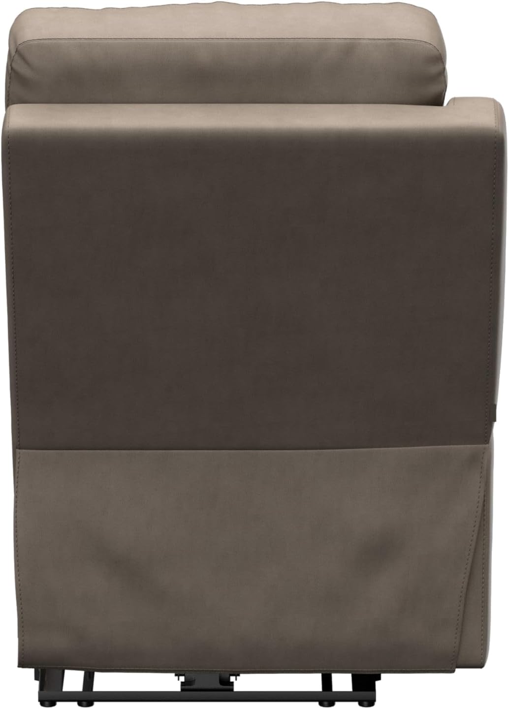 THOMAS PAYNE Signature Seismic Series Driftwood RV Theater Seating Right Arm Recliner with Power Adjustable Lumbar, Headrest, Reclining, Heating, Massage, Integrated Cupholder Controls - 2024044196