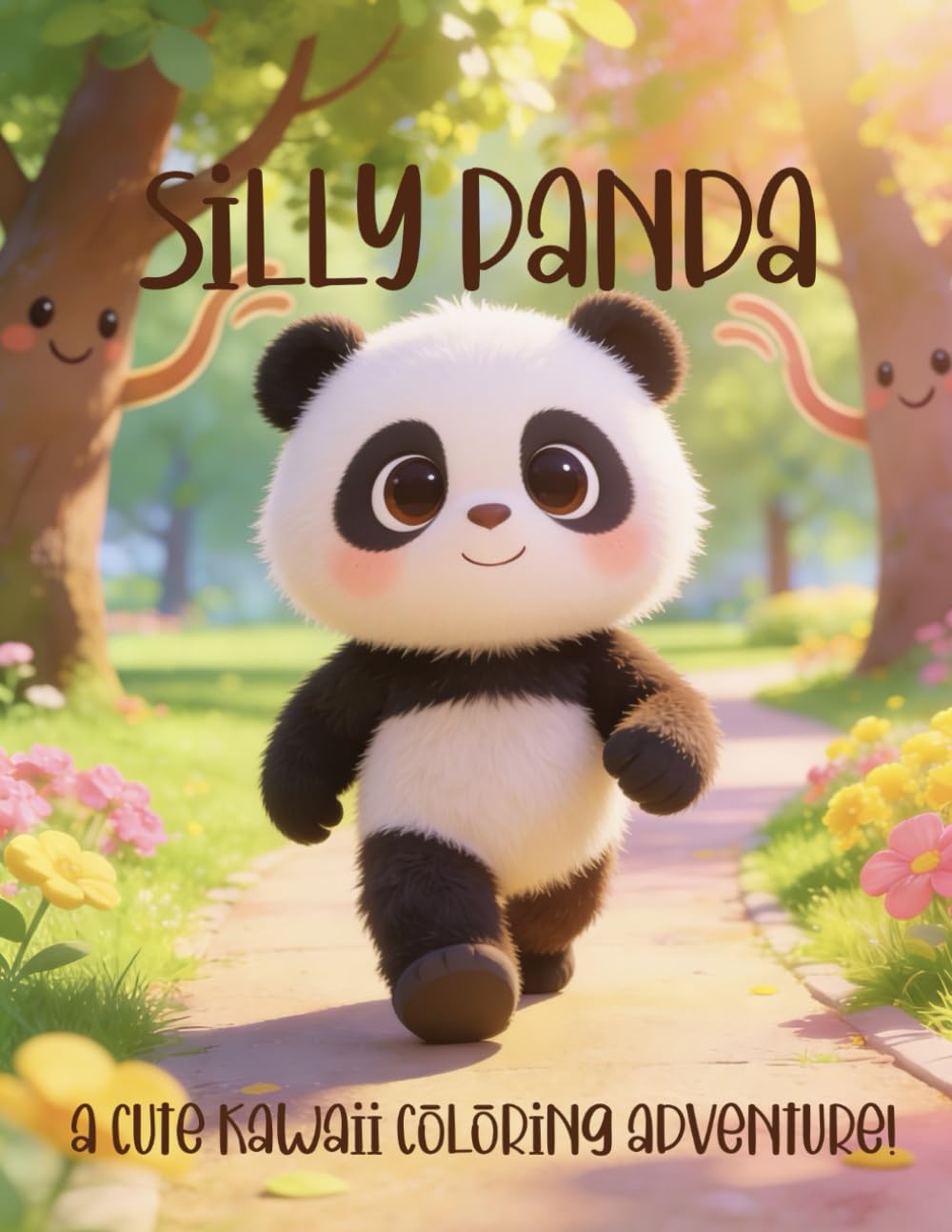 Silly Panda!: A Cute Kawaii Coloring Adventure! (Silly Animals™ Coloring Book Series)