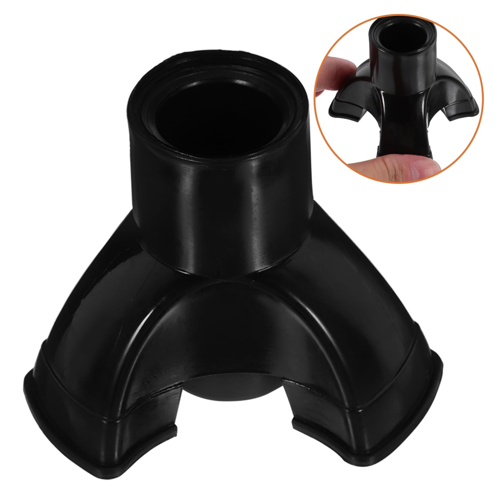 NULYLU Thickened Pole Tip Covers for Crutches Walking Pole Accessories Non- for Mountaineering
