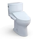 WASHLET+® Drake® II Two-Piece Elongated 1.28 GPF Toilet and WASHLET+® C2 Bidet Seat, Cotton White - MW4543074CEFG#01