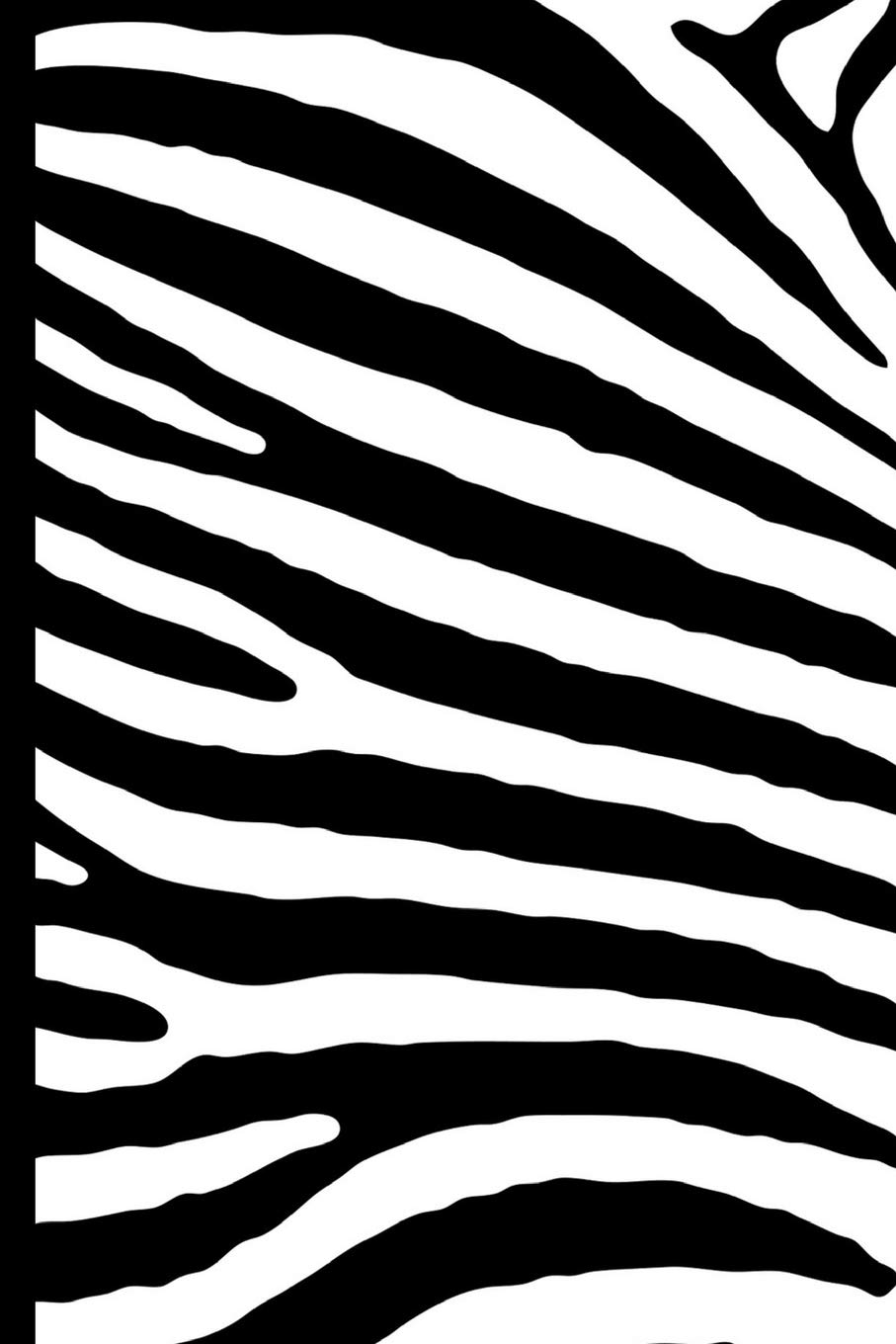 Zebra Skin Pattern Notebook: Zebra Print Design Small Lined Journal for Men, Women, Kids, Adults, Boys, Girls ~ 120 Pages 6" x 9"