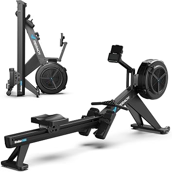 Merach R60N Rowing Machine Indoor, Powerful Air & Magnetic Dual Resistance