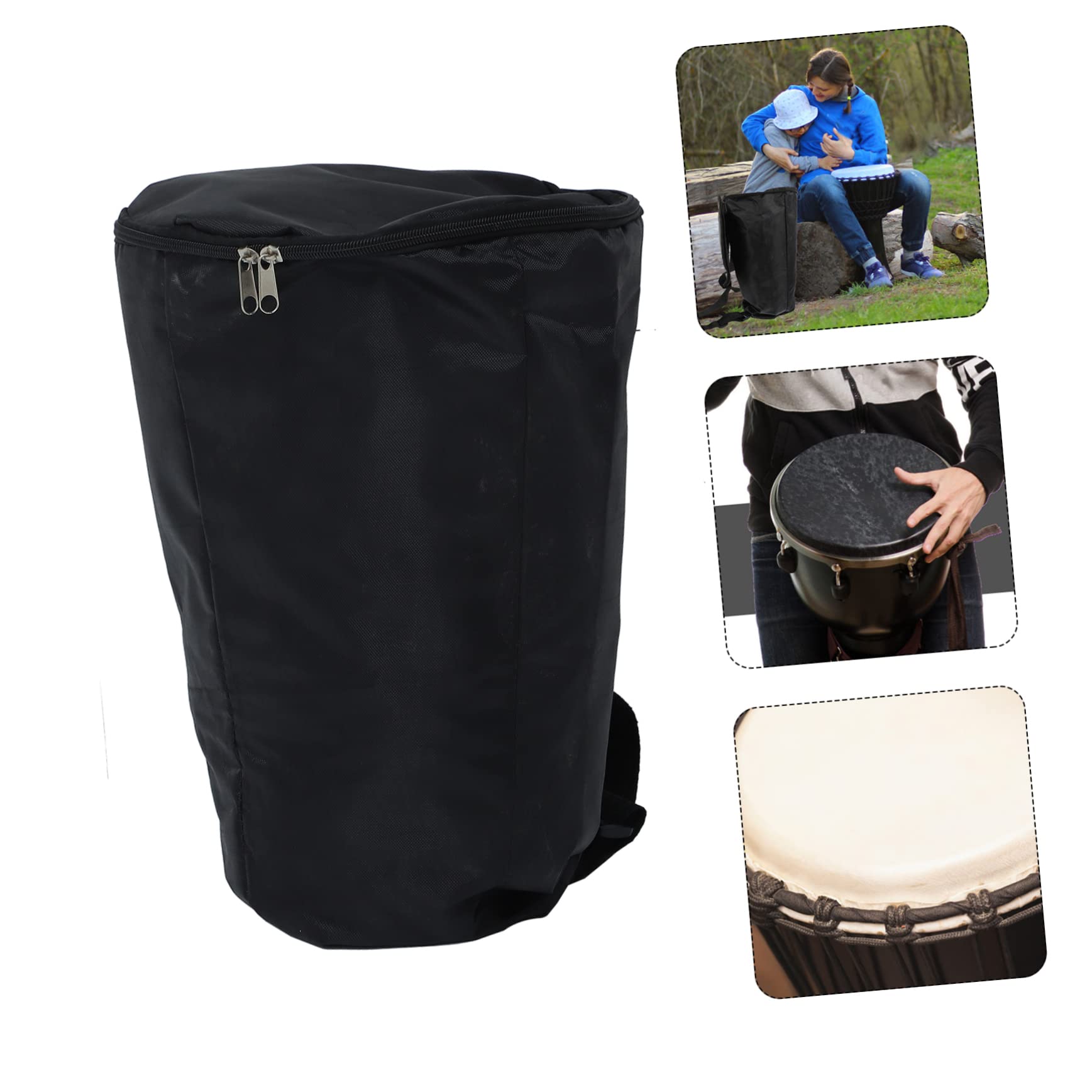 BESTonZON 1pc Oxford Cloth African Drum Bag Portable Backpack Djembe Bag Xl Music Instrument Storage Waterproof