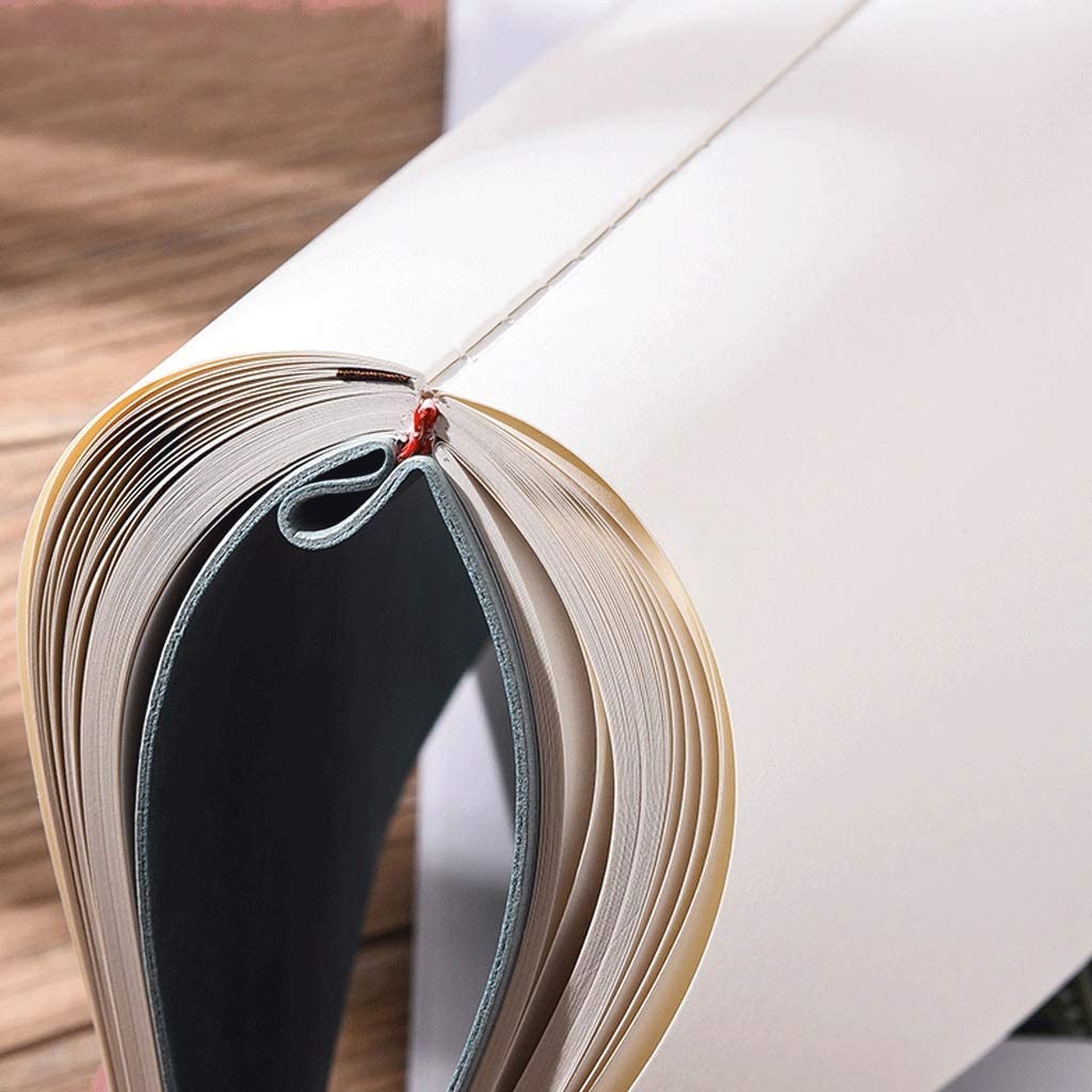 A5 PU Notebook Soft Leather Diary Grube Journal Strony wewnętrzne są pustymi stronami z wygodnym wkładaniem piórem