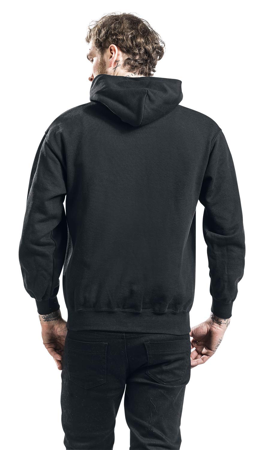 HeyRusty FOO Fighters Arched Star, Hooded Sweatshirt, Schwarz