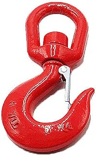 5 Tons Lifting Swivel Hook Heavy Duty for Lifting, Rigging Hook for Lifting, 5 ton Swivel Lifting Hook with Latch 3/4'' Trade 11000Lbs WLL