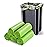 13-15 Gallon Trash Bags Plant Based Garbage Bags Recycling Unscented Tall Kitchen Trash Bags for Kitchen, Yard, Lawn,Office(75 Counts, Green)