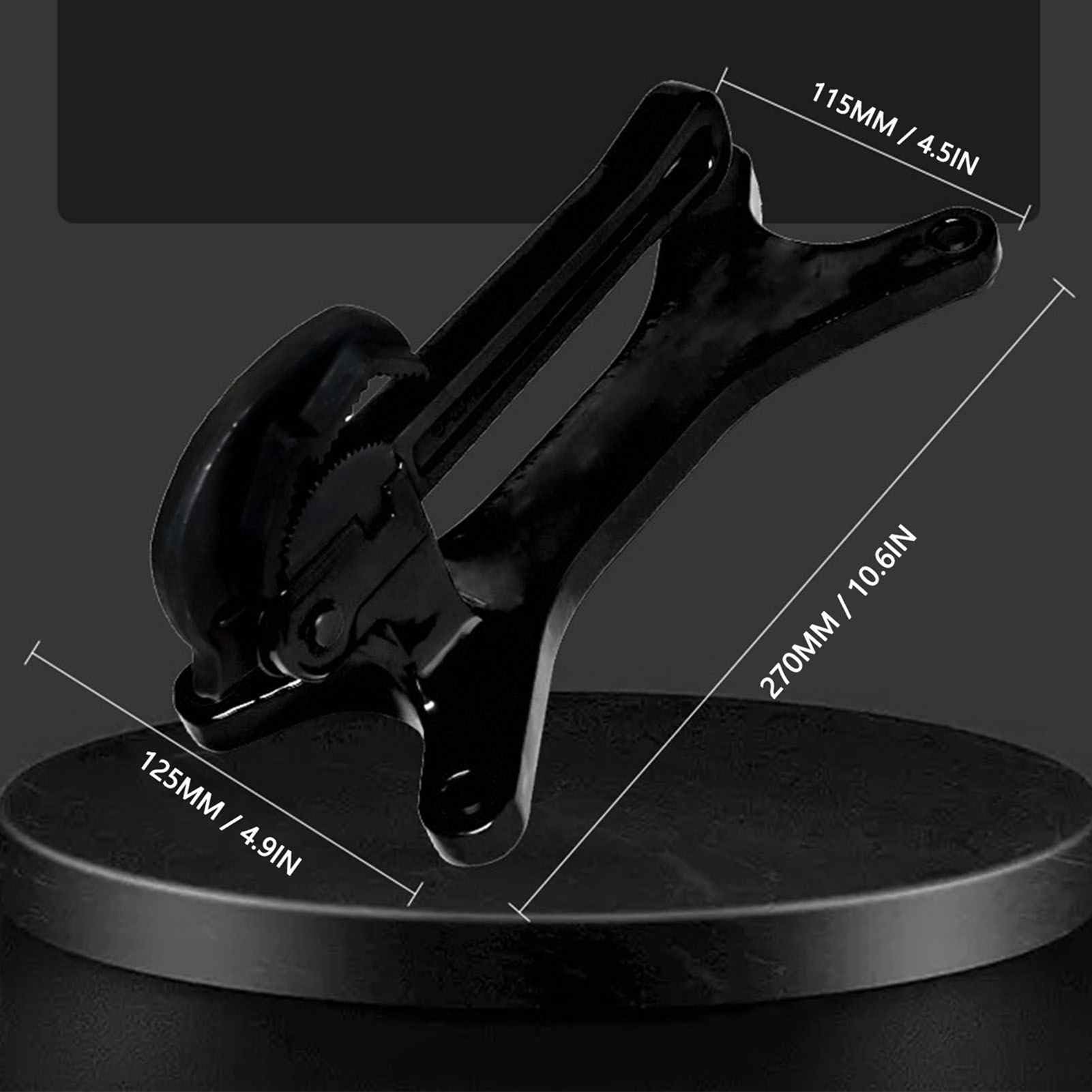 Fafeicy Tornillo de Banco Portátil para Tubos, Herramienta de Sujeción de Tubos Autoblocante de Aleación de Aluminio de 1/8 a 1-/2 Pulgadas con Mandíbulas Dentadas para Fontaneros y