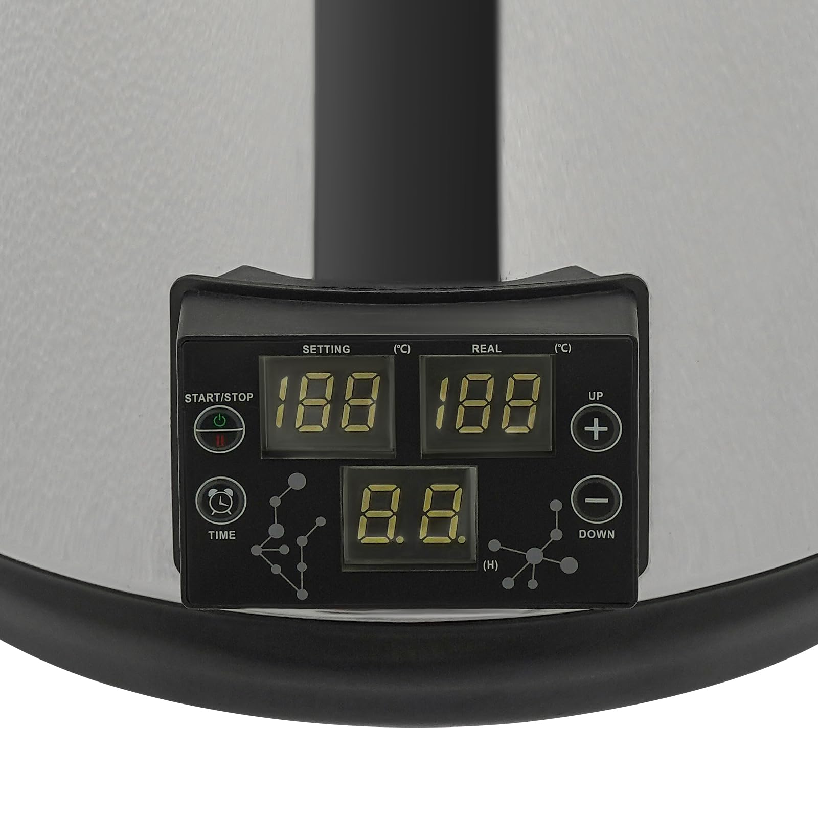Máquina de tratamiento de agua de 4 litros, 800 W, temperatura ajustable, destilador de agua con indicador LED