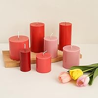 Vista 2 de ESEDAGE Paquete de 7 moldes de plástico para velas de resina de plástico, molde de plástico para velas cilíndricas de plástico, molde de jabón
