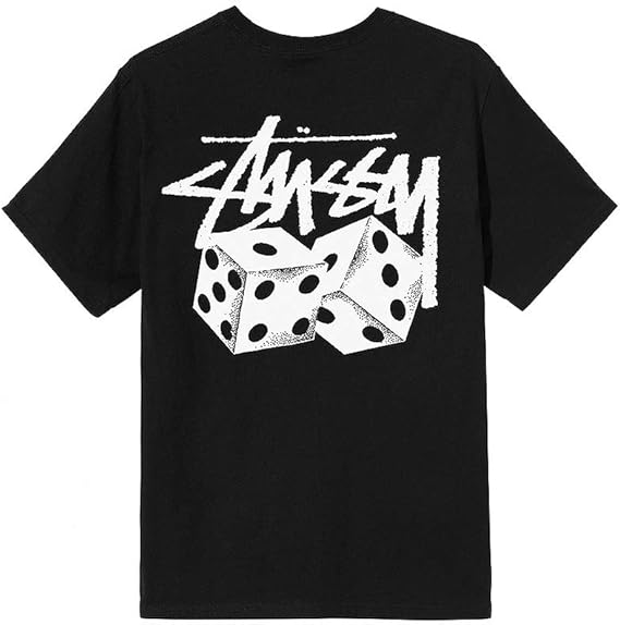 Amazon Stussy ステューシー グラフィックプリント 半袖tシャツ Pair Of Dice Tee 並行輸入品 Tシャツ カットソー 通販