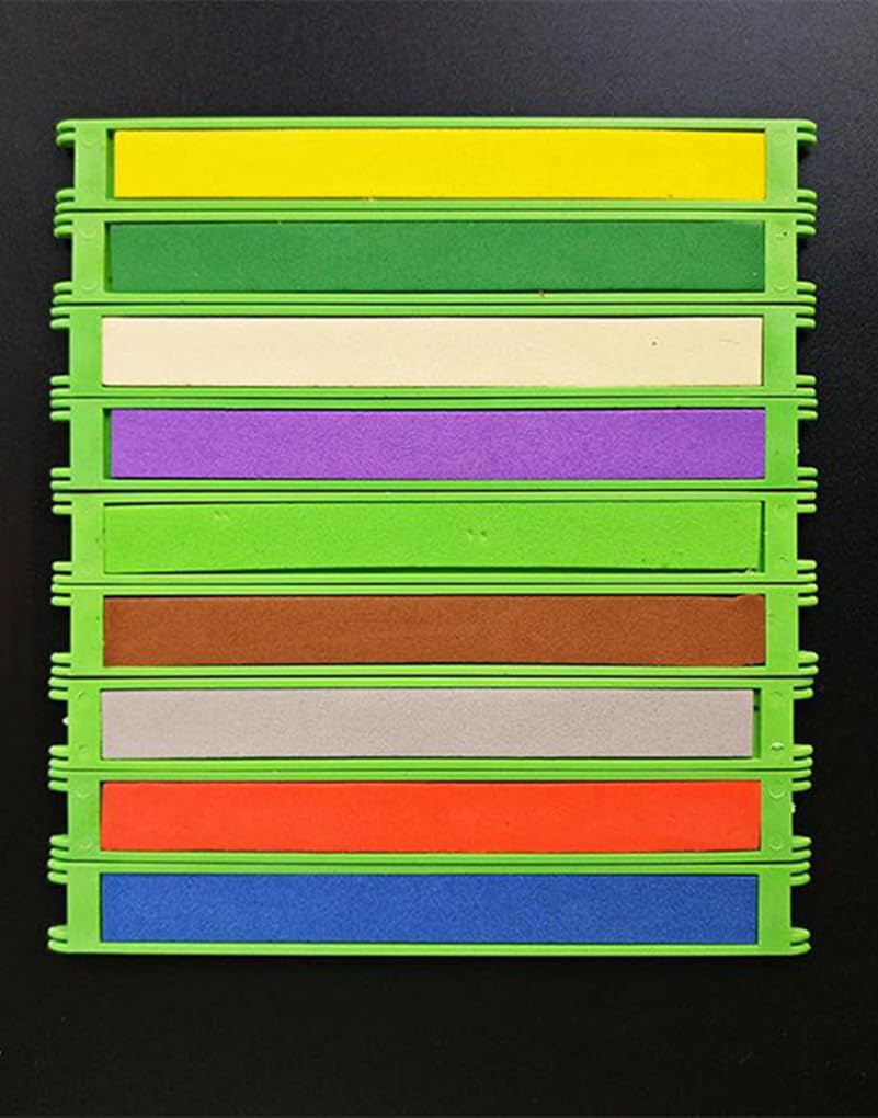 Toasis Fishing Snelled Hook Keeper Fishing Rig Holder Leader Line Foam Board Organizer 12pcs