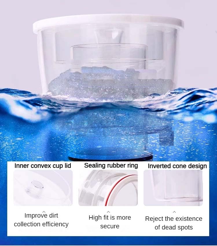Écumoire protéinée, débit 39 W 2900 l/h, séparateur de protéines, réservoir de collecte d'eau, écumeur de protéines, azote, pour aquariums d'eau salée