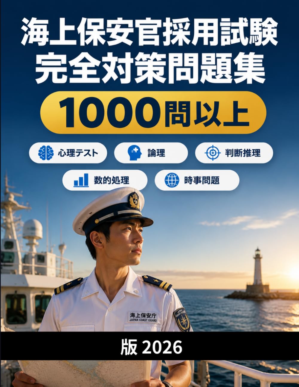 海上保安官採用試験 完全対策問題集: 判断推理・数的処理・英語・時事問題・適性検査・面接・業務シミュレーション