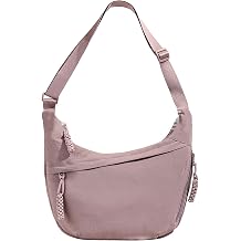 Crescent Shoulder Bag Nylon Crossbody Bag for Women Nylon Hobo Bags Slouchy Sling Purse Dumpling Bags