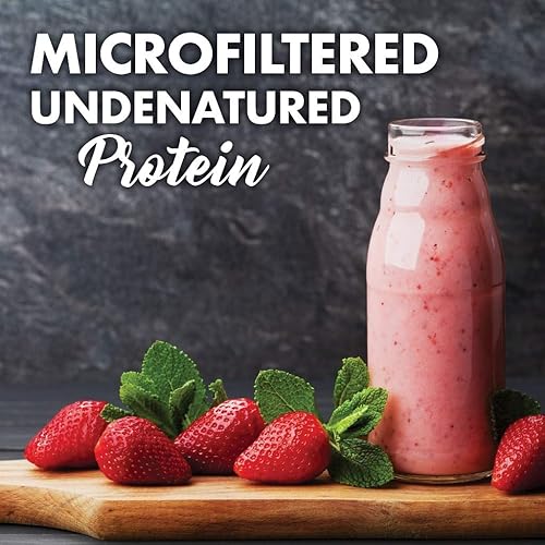 Miniatura 6 de Bluebonnet Nutrition Whey Protein Isolate en polvo, suero de vacas alimentadas con hierba, 0.92oz de proteínas, sin azúcar añadido, sin OMG, sin