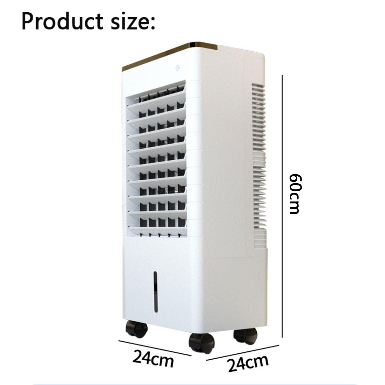 Raffreddatore d'aria evaporativo portatile con ventola silenziosa a 3 velocità, timer 12h, grande serbatoio d'acqua, unità CA di raffreddamento per camera da letto, ufficio, campeggio