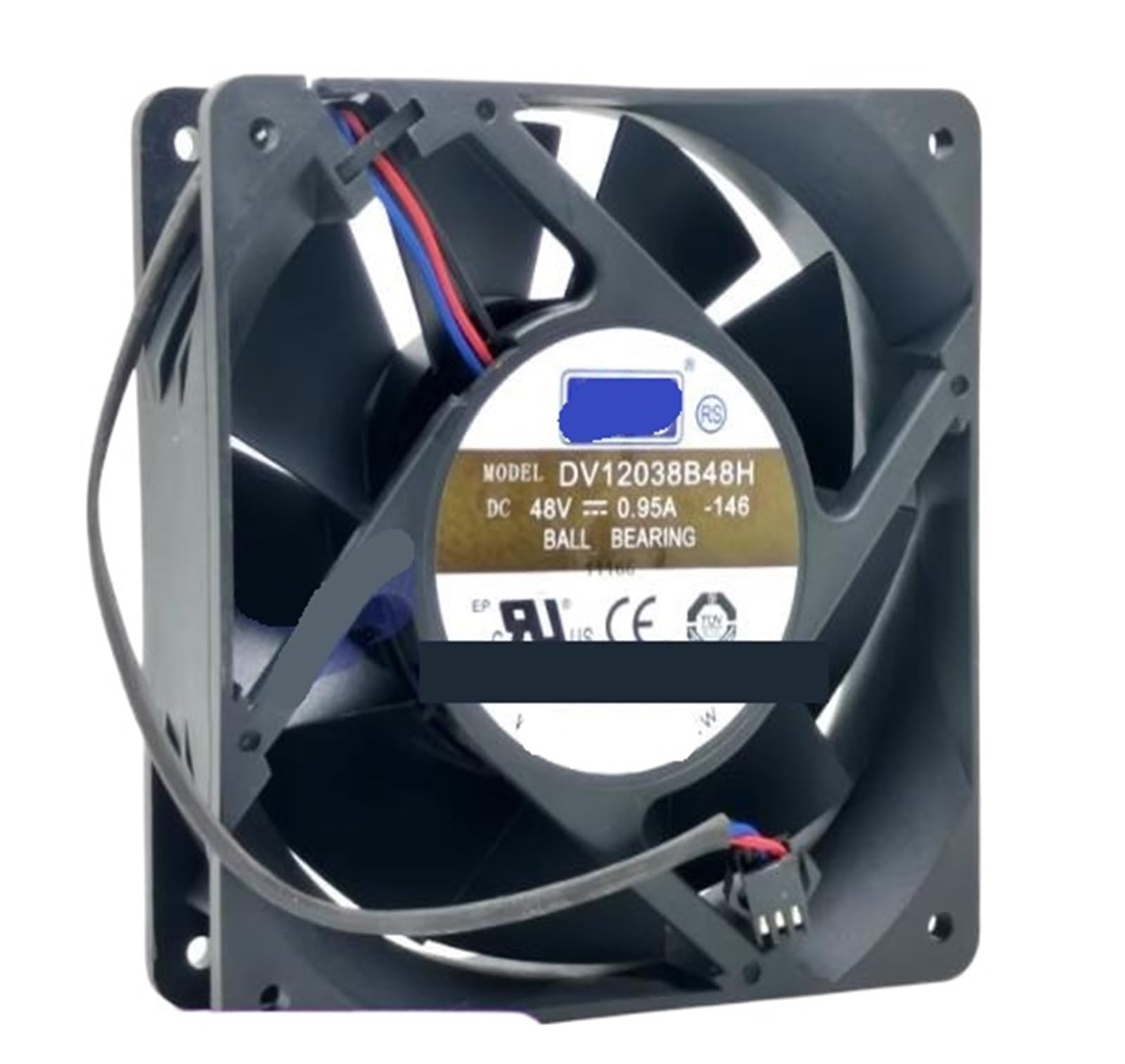 WEUSANXPL DV12038B48H DC 48V 0.95A 120X120X38MM 3-Wire Cooling Fan