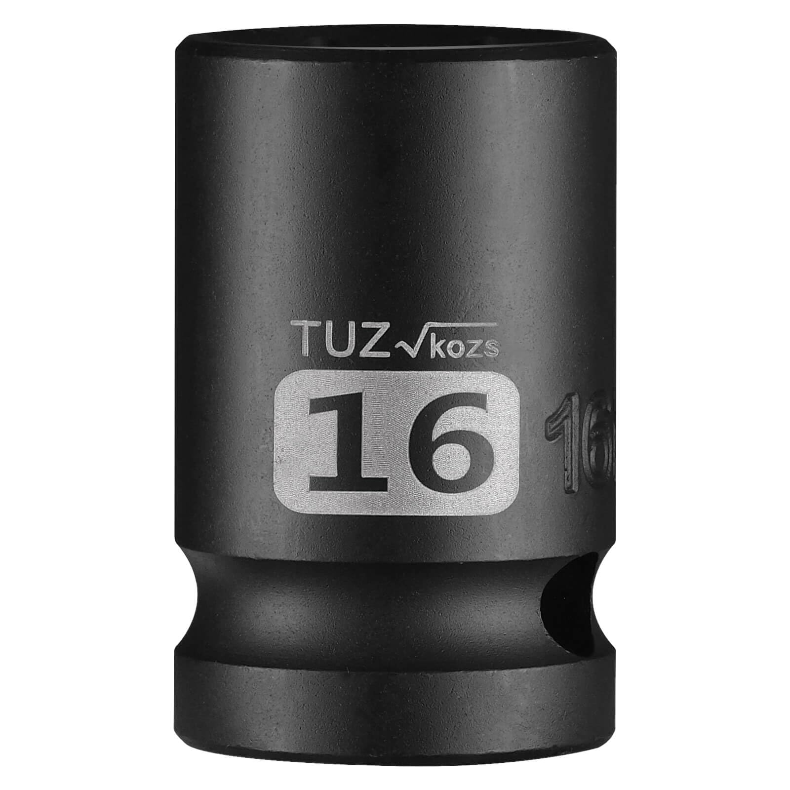 1/2 Inch Drive 16mm Shalllow Metric 6 Point CR-MO Impact Socket