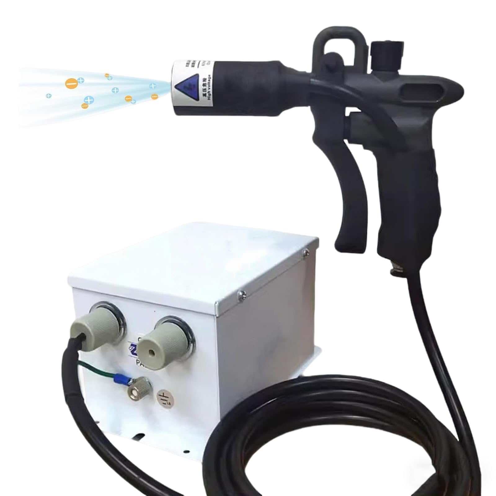 jcwwolk Anti Static Ionizing Air Gun, Static Eliminator, With 4.6kv High Voltage Generator, Adjustable Air Pressure, For Industrial Static Removal, Electronic Repair, Precision Cleaning