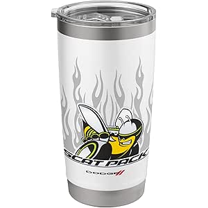 Dodge Scat Pack Flames Stainless Steel Insulated Tumbler
