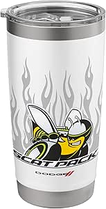 Dodge Scat Pack Flames Stainless Steel Insulated Tumbler