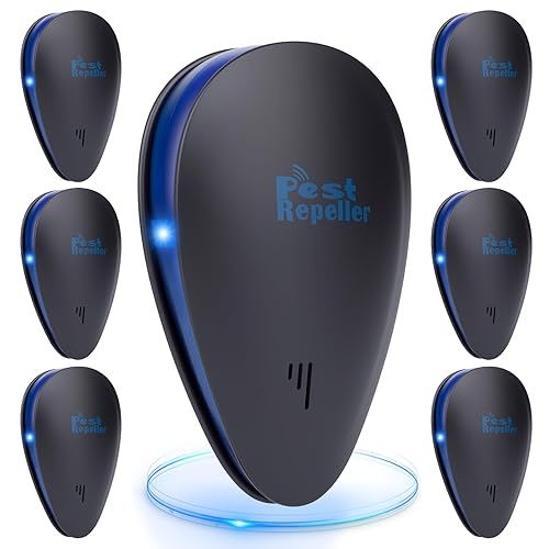 6 Pack 2026 Ultrasonic Repellent Indoor, Mouse Traps Insert Plug