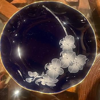 専用❗️ 香蘭社 ルリ胡蝶蘭　フルーツ皿 2箱　10客セット 専用❗️ 香蘭社 ルリ胡蝶蘭 フルーツ皿 2箱 10客セット 専用❗️ 香蘭社