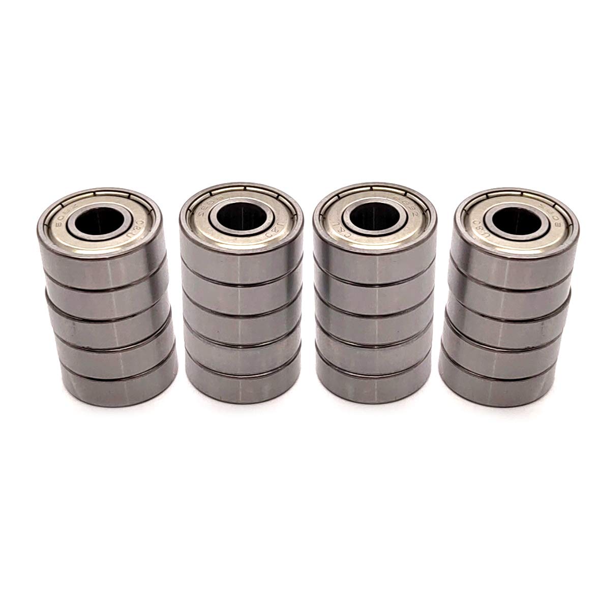 FKG 608-ZZ 8x22x7mm Deep Groove Ball Bearing Double Metal Shields Bearing Pre-Lubricated 20 Pcs