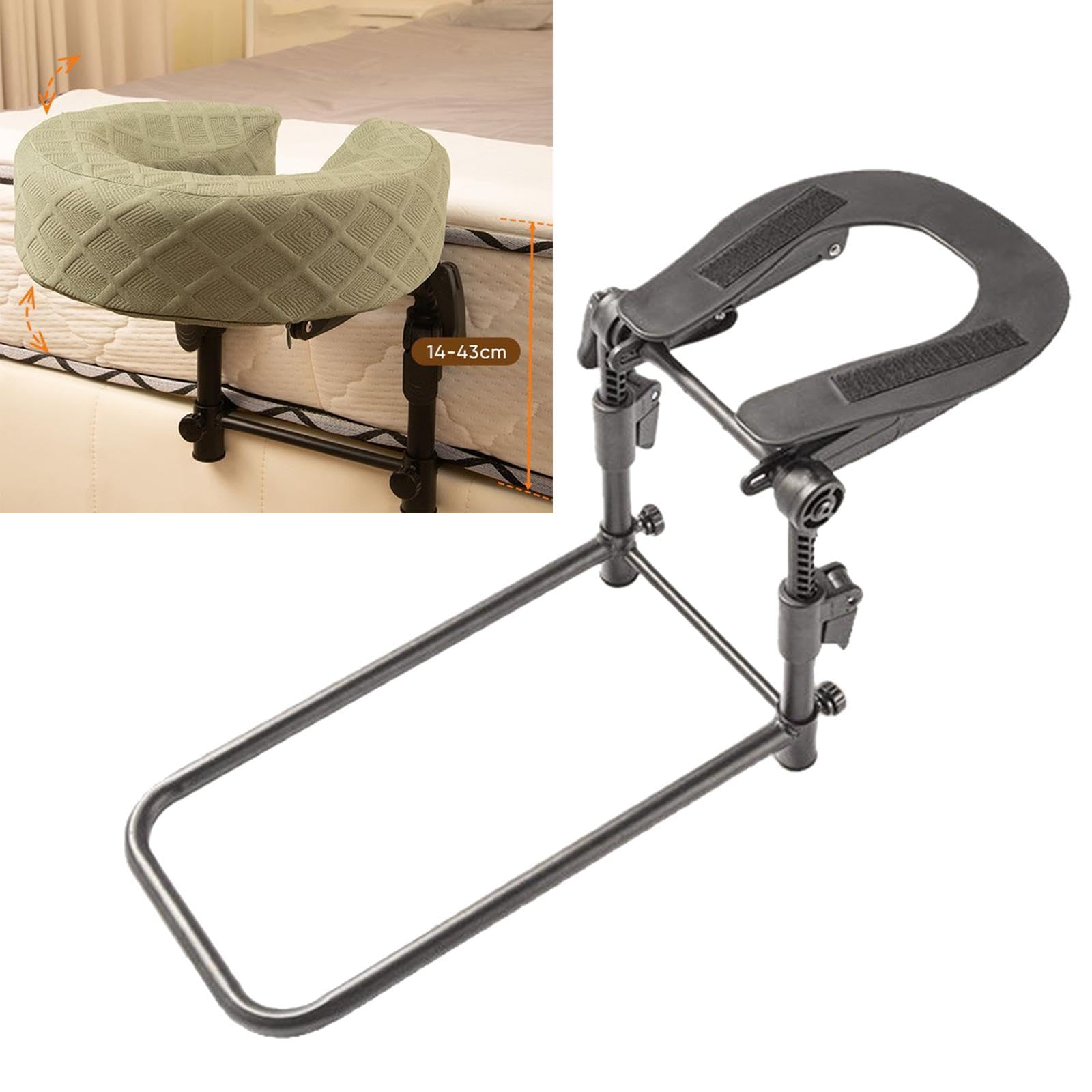Materasso per Uso Domestico con Supporto per Massaggio, Struttura in Lega di Alluminio, Cuscino per Il Viso E Poggiatesta Regolabili, Accessorio per M