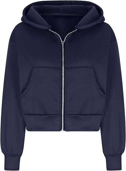 Amazon.com: Mzkdieey Womens Zip Up Crop Hoodie 2024 Fall