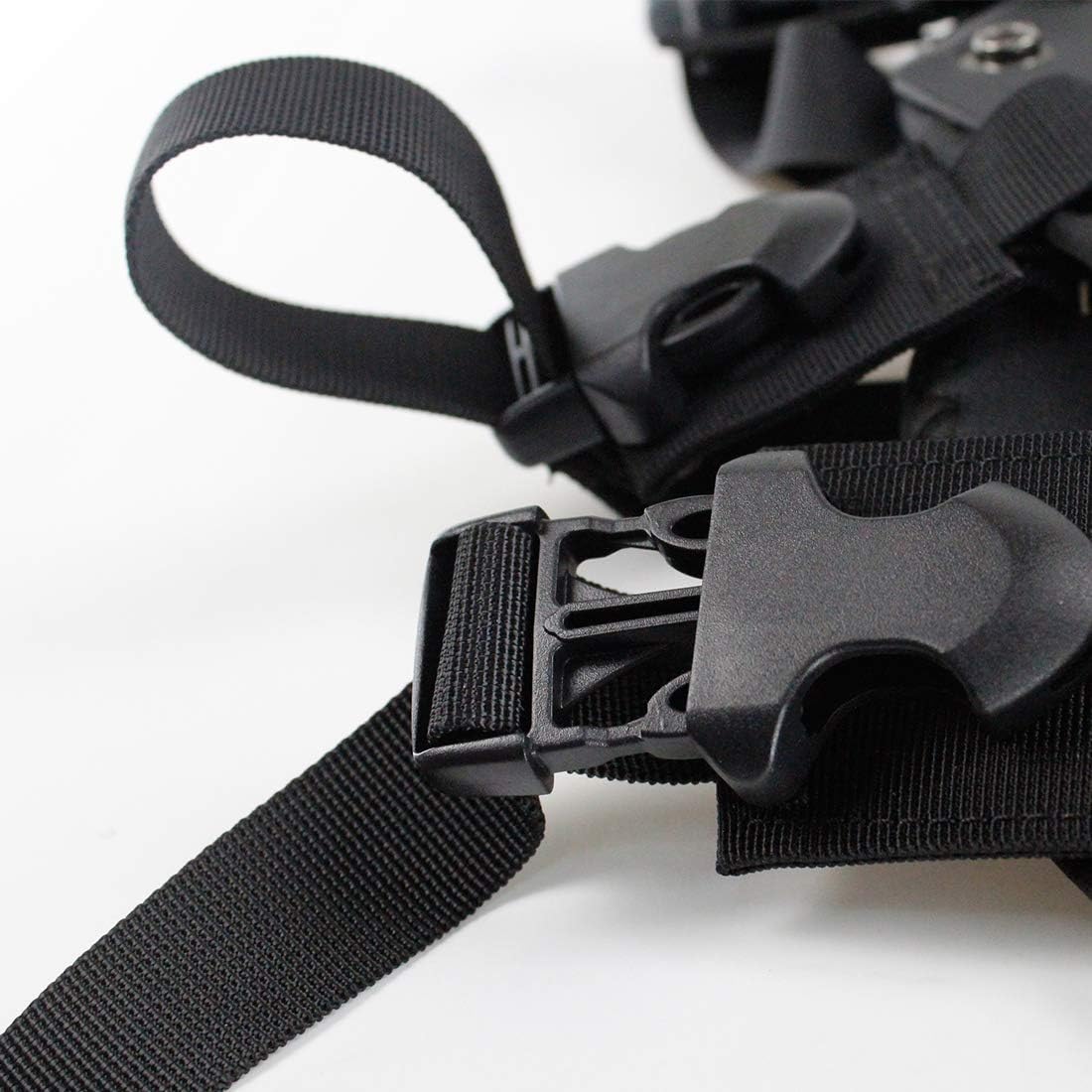 WOLFBUSH Tactical Vest EVA Body Armor Vest Protective Hard Waistcoat for Airsoft/Nerf Game/Cosplay - Black : Sports & Outdoors