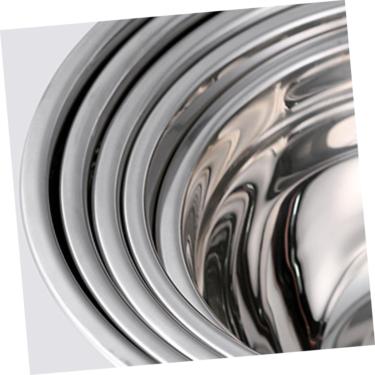 GRIRIW Outdoor Dog Water Bowl Stainless Steel Pet Bowl Non-Slip Silicone Heat Resistant for Cats Dogs