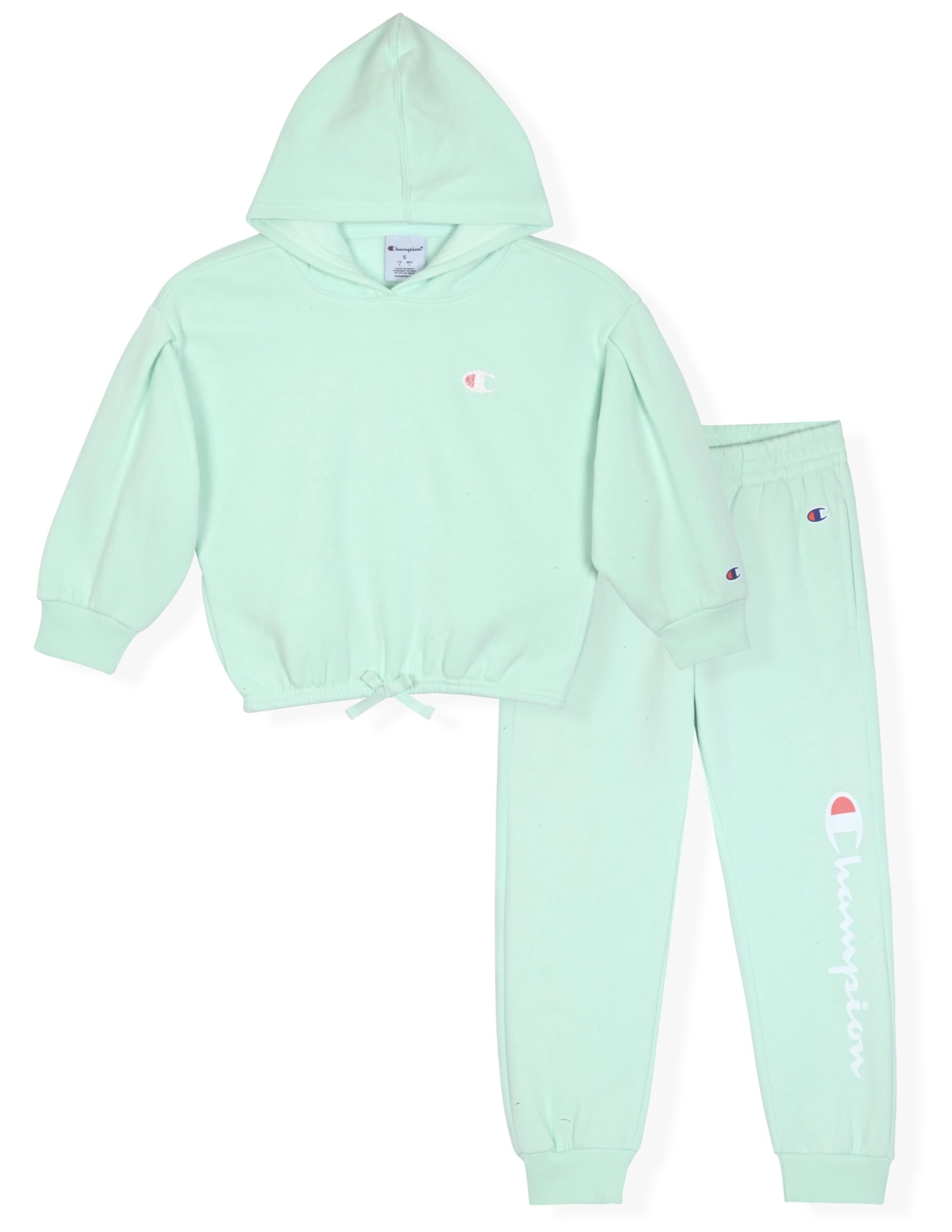 Conjunto de sudadera con capucha y pantalón de chándal para niñas 5