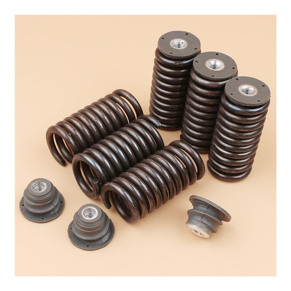 Lote de 6 muelles de Montaje del Amortiguador de Combustible for manija Trasera, compatibles con Motosierra 365, 372, 362 Special, 371, EPA, 2171 y 2165.