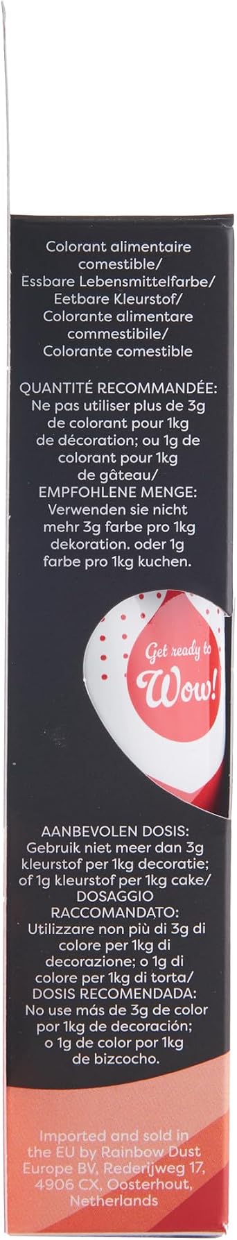 Rainbow Dust ProGel Professional Food Colouring, Red 25g