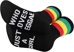 G2TUP 2 pares de meias para quem ama reggae, presente para amantes da música, presentes para músicos