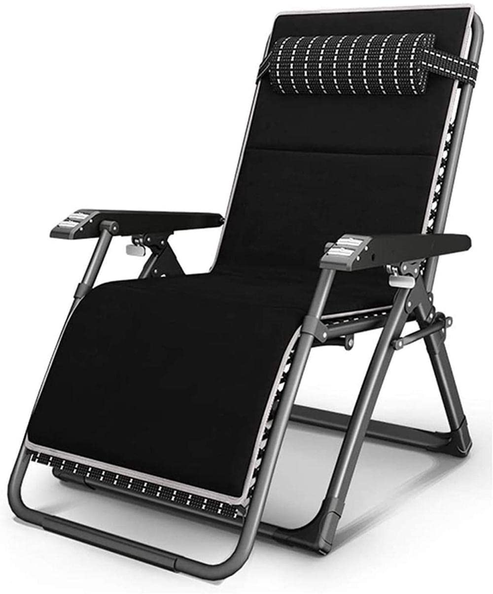 Chaises longues de jardin pliantes et confortables pour camping extérieur