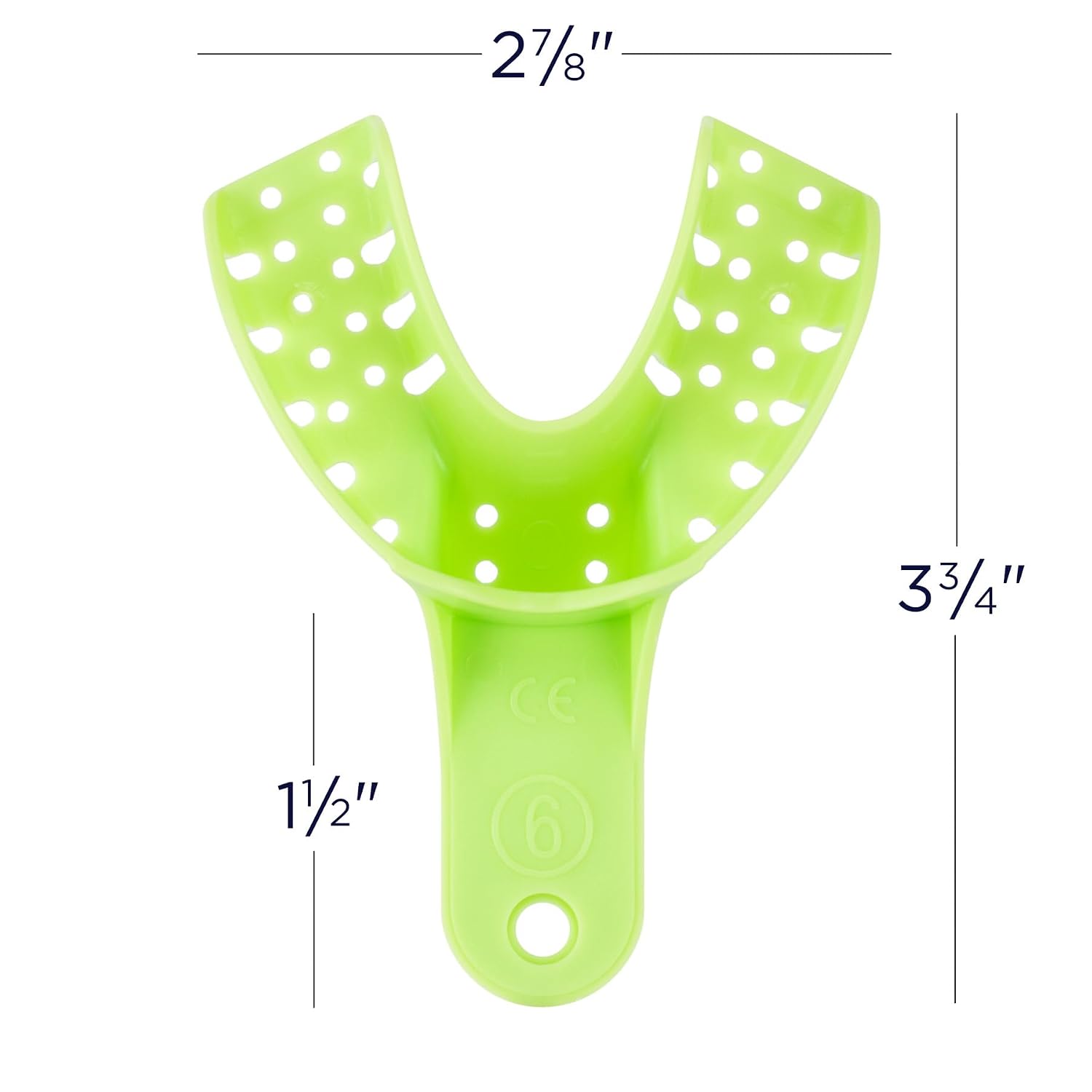 Practicon Autoclavable Impression Trays, Small Lower, Pack of 10