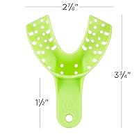 Vista 3 de Practicon Bandejas de impresión autoclavables, pequeñas más bajas, paquete de 10