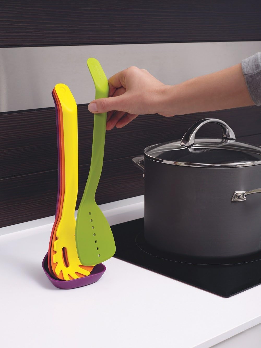 Joseph Joseph 5-Piece Compact Nesting Kitchen Utensil Set, Nest Utensils