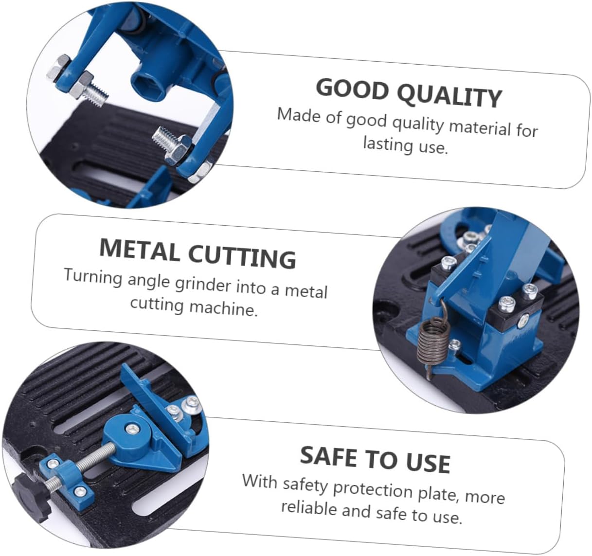 Angle Grinder Stand Multifunctional Bracket for Cutting and Holding Adjustable Height Base Tool Accessory for DIY Projects and Woodworking