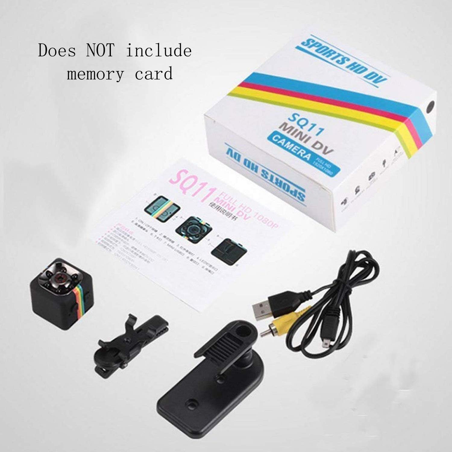 Wееklу Tор Sаlе CloverTale Mini Hidden Spy Camera Night Vision 1080P HD Video Recorder Portable Tiny with Night Vision and Motion Detection Security Camera for Drones, FPV, Home and Office Surveillance