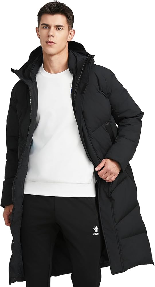 Amazon | [ケルメ] ベンチコート メンズ ベンチコートダウンコート軽量
