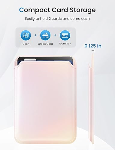 Miniatura 99 de Soporte magnético para tarjetas con MagSafe para iPhone 15 Pro Max/15 Pro/15 Plus/15 Plus, para iPhone 14 Pro Max/14 Plus/14 Pro/14, para iPhone 13