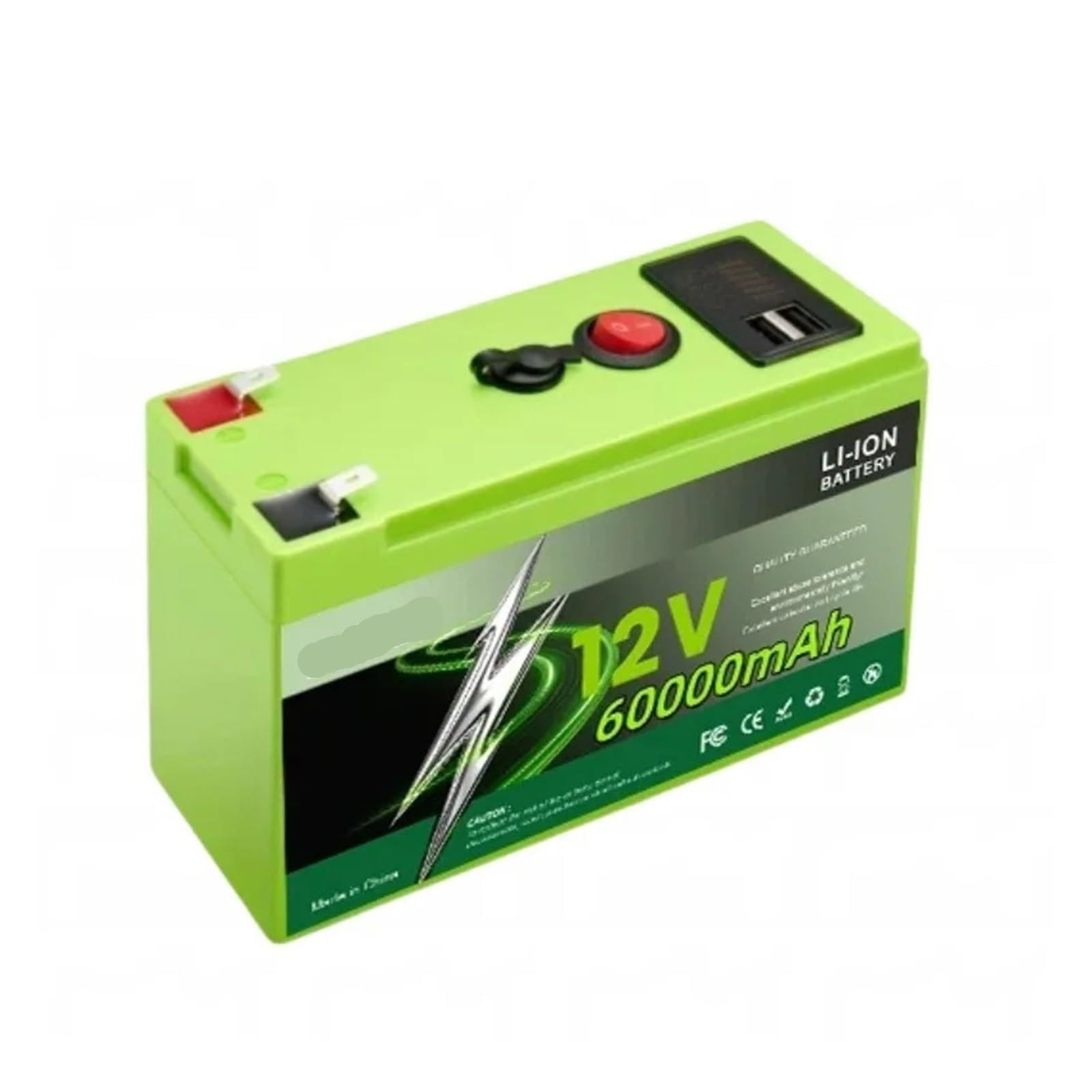 Batterie solaire LiFePO4 12.8V pour caravane et sessions de pêche marine