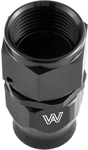 Miniatura 4 de -12AN  Extremo de manguera recto  PTFE  Teflon giratorio 12 AN Fitting -12 NEGRO