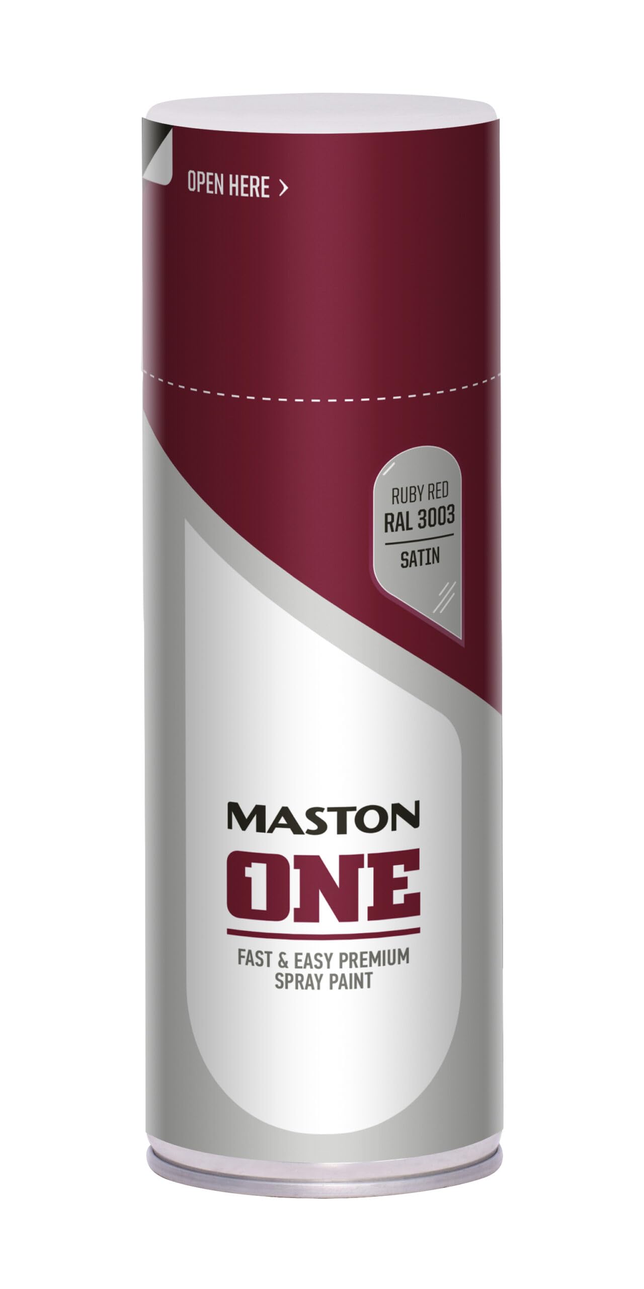 MastonSpray Paint ONE - Satin Ruby Red RAL3003 400ml
