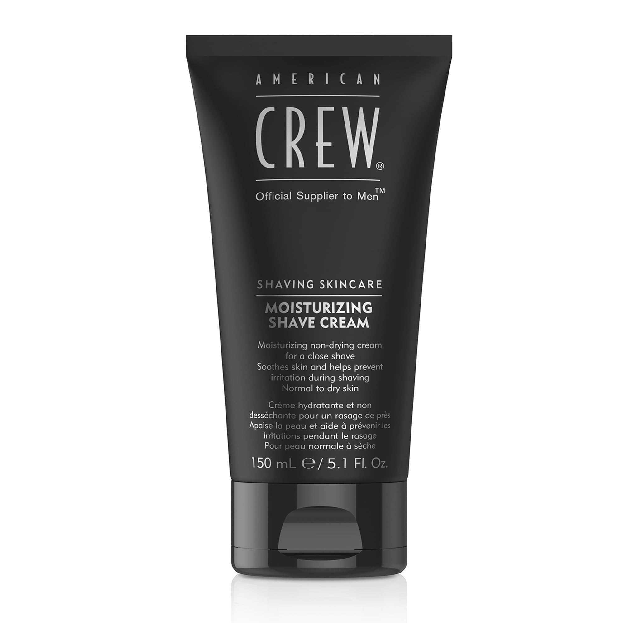 American Crew Shave Cream for Men, Moisturizing Shave Cream, 5.1 Fl Oz