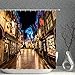 Produktbild Platform 9 and 3/4 Hogwarts Express Magic Schule Harry Potter Decor Vorhang für die Dusche, Polyester-177,8 x 177,8 cm Wasserdicht-Badezimmer Zubehör Vorhänge mit 12 Haken Modern Multi 4482